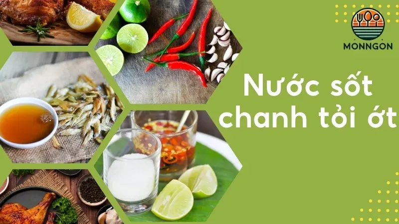 Công thức chi tiết cách làm nước sốt chanh tỏi ớt