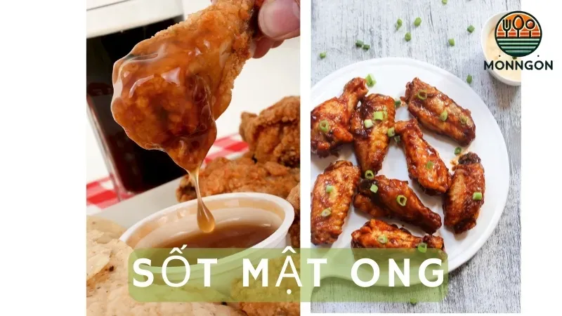 Nước sốt mật ong béo ngọt, sánh mịn